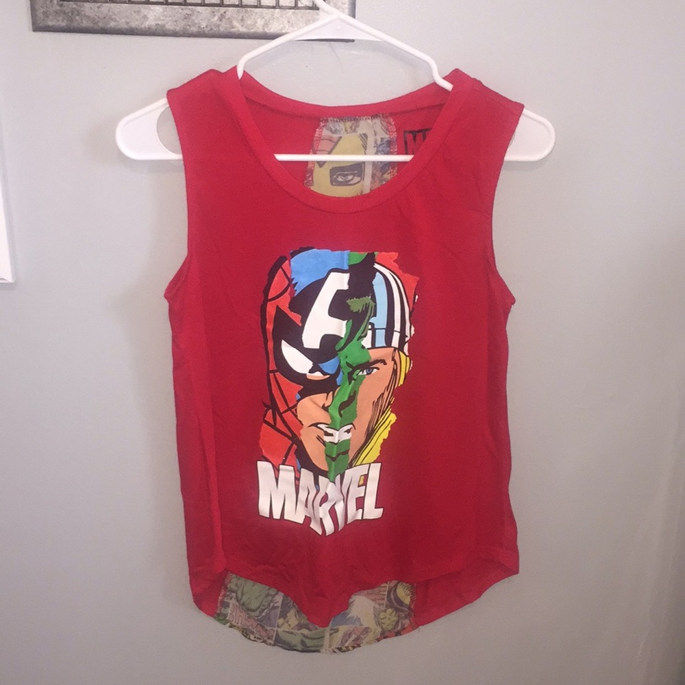 Marvel red tank top